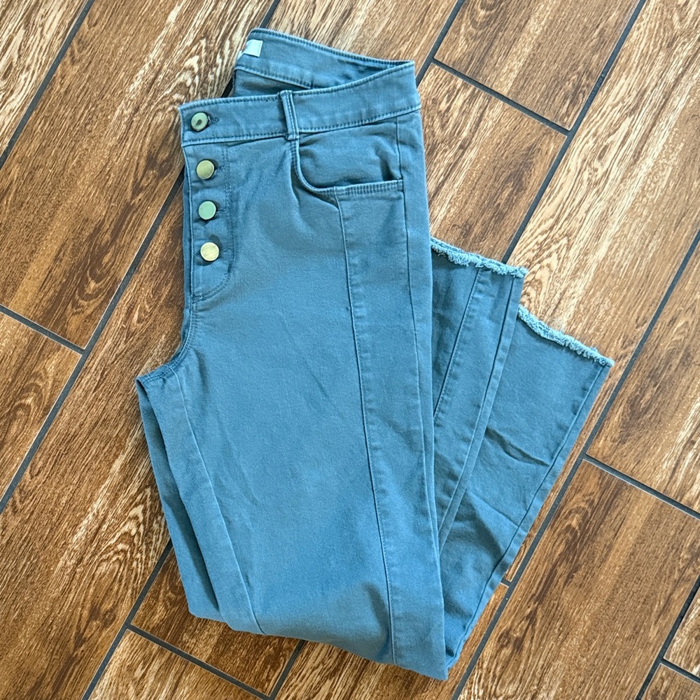LOFT pants blueish greenish